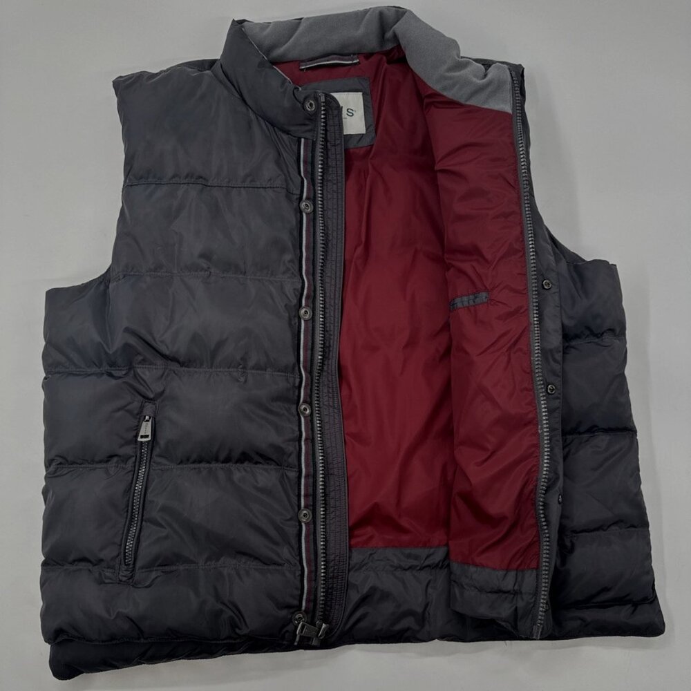 ORVIS Essex Puffer Vest Mens XL Black Zip Pockets Duck Down Feathers Outdoor - Picture 11 of 13